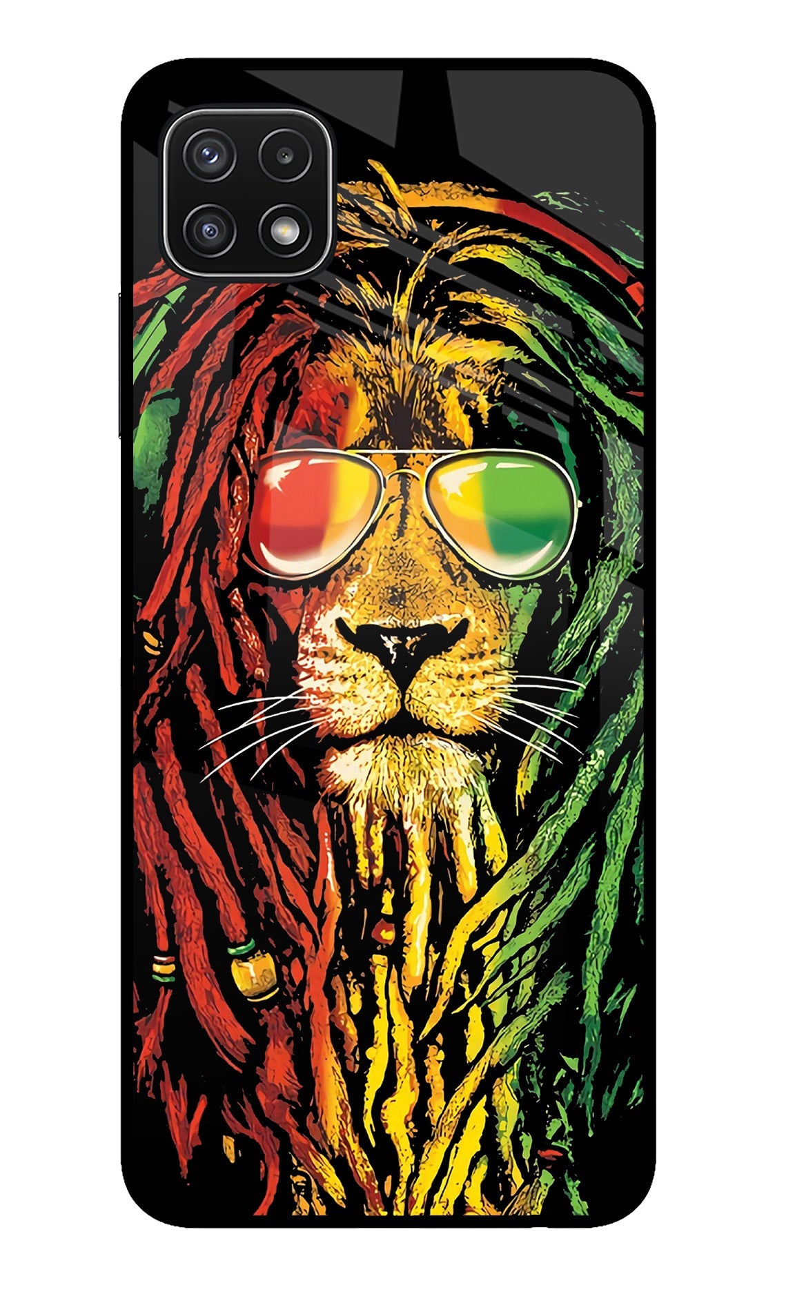 Rasta Lion Samsung A22 5G Back Cover