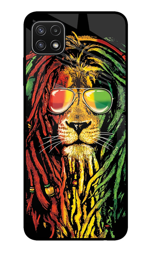 Rasta Lion Samsung A22 5G Glass Case