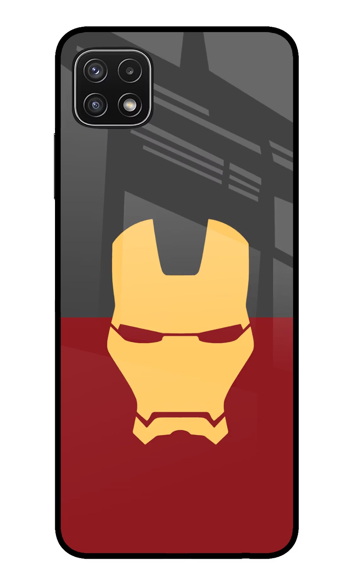 Ironman Samsung A22 5G Glass Case Back Cover by Casekaro
