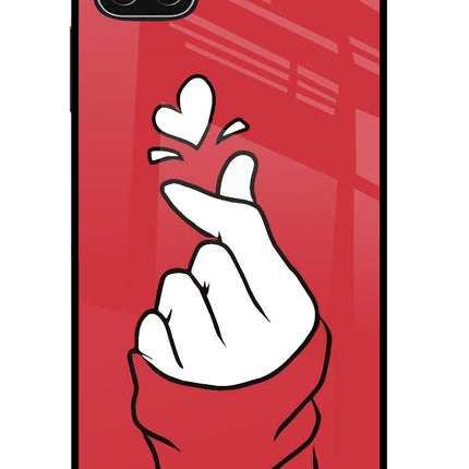 Korean Love Sign Samsung A22 5G Glass Case