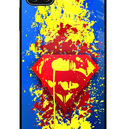 Superman logo Samsung A22 5G Glass Case