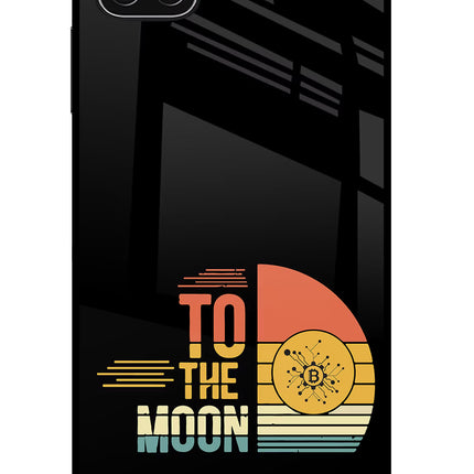 To the Moon Samsung A22 5G Glass Case