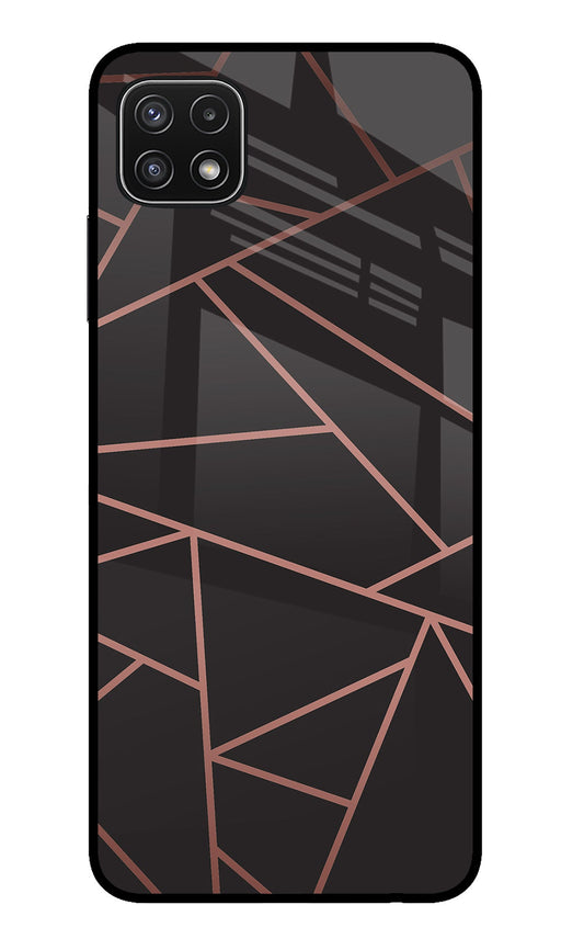 Geometric Pattern Samsung A22 5G Glass Case