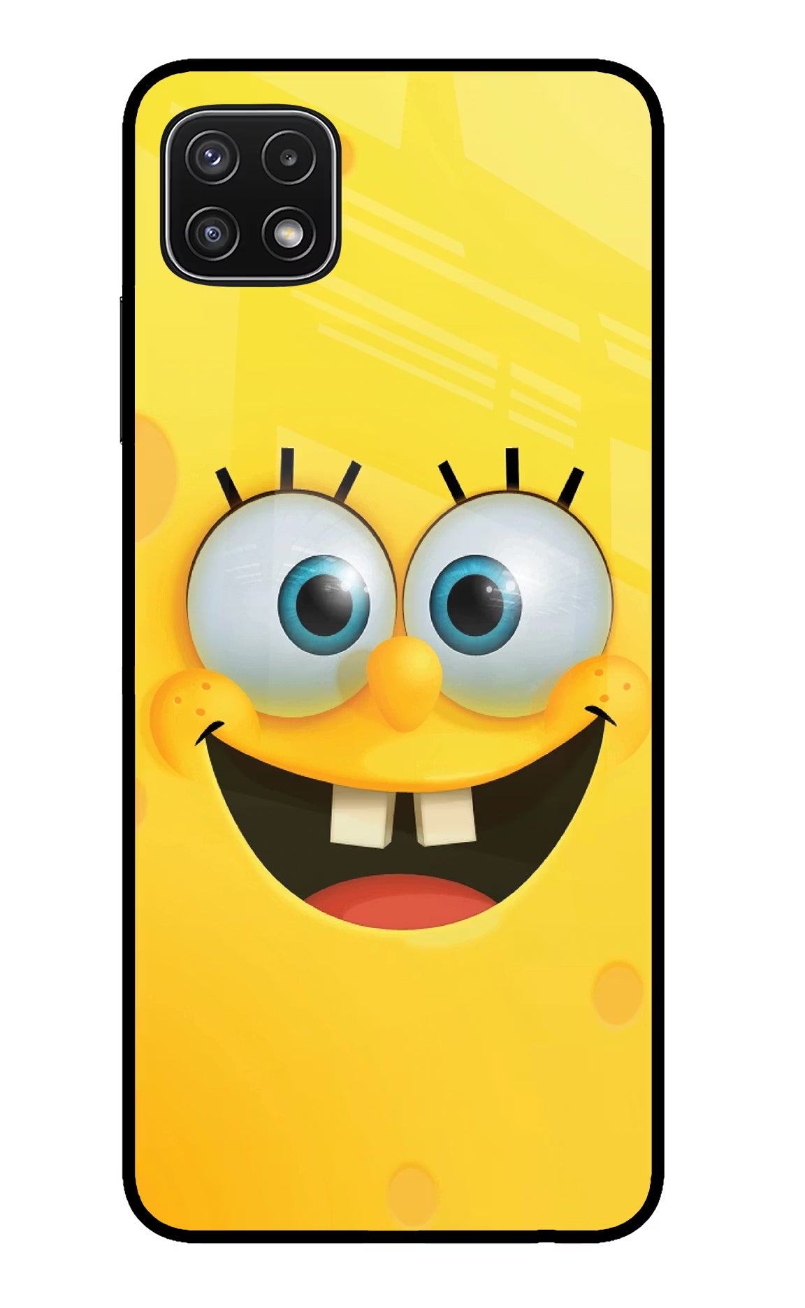 Sponge 1 Samsung A22 5G Glass Case Back Cover by Casekaro