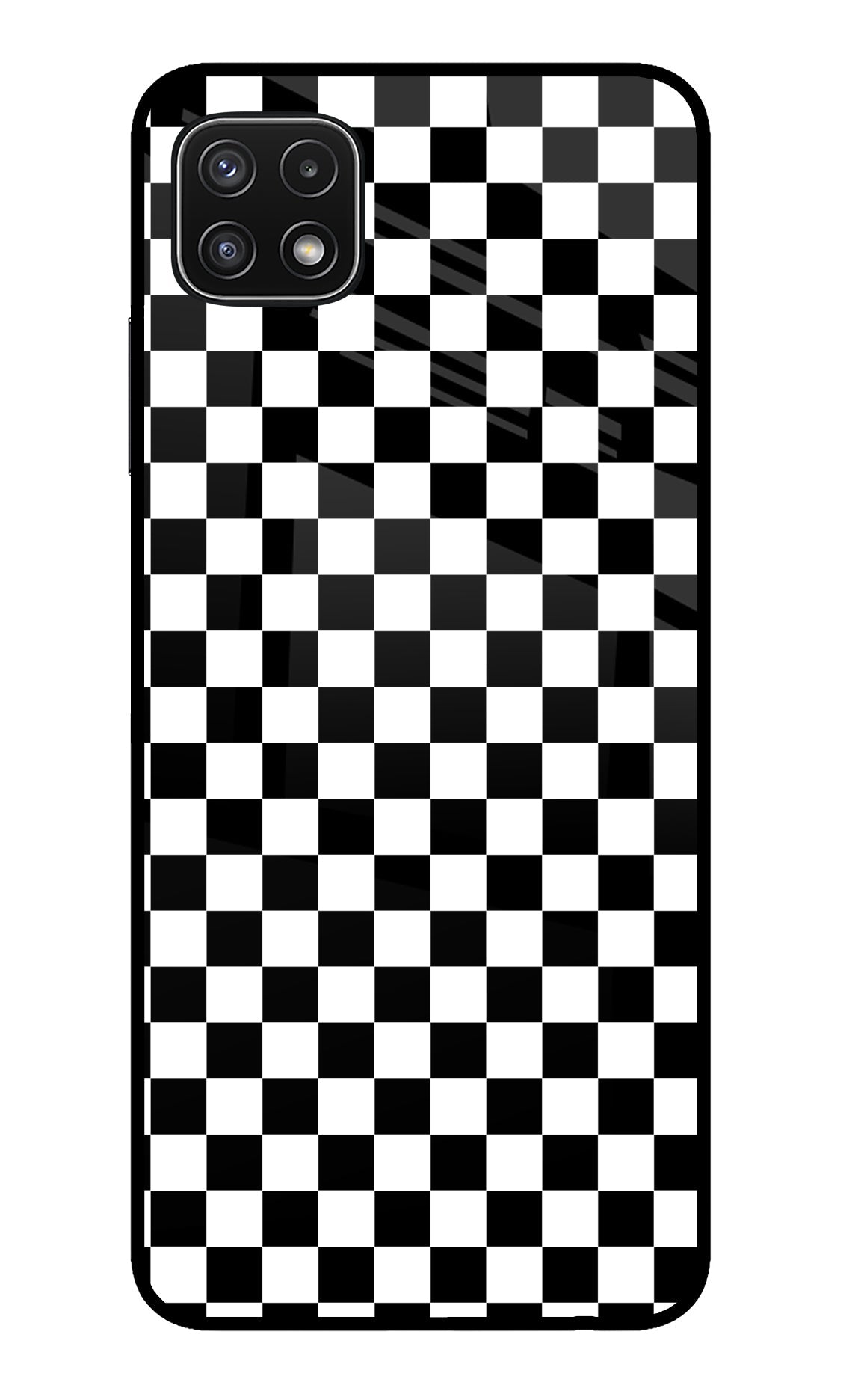 Chess Board Samsung A22 5G Glass Case