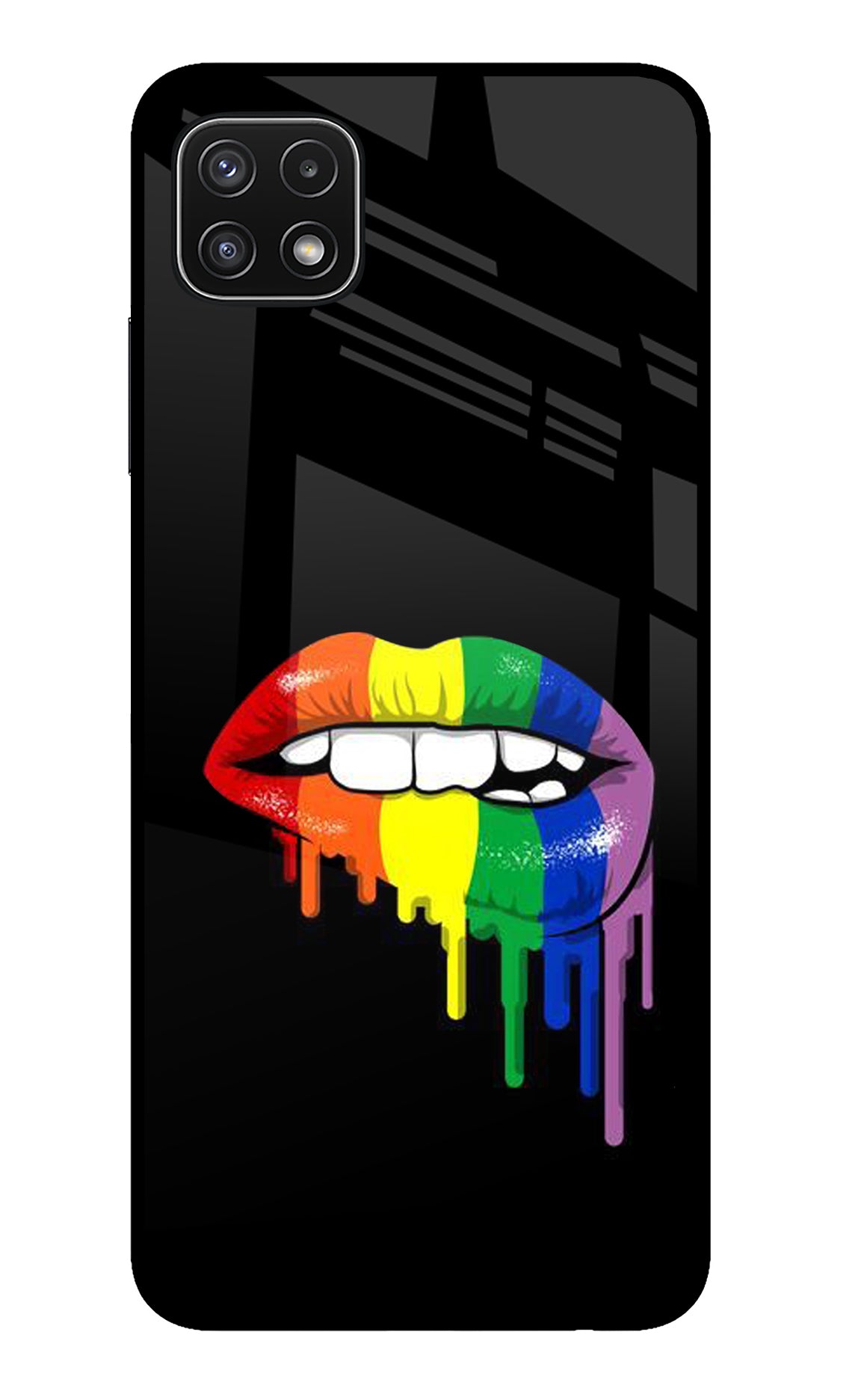 Lips Biting Samsung A22 5G Back Cover