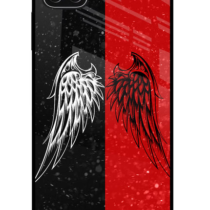 Wings Samsung A22 5G Glass Case