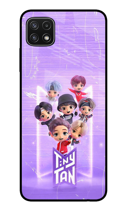 BTS Tiny Tan Samsung A22 5G Glass Case