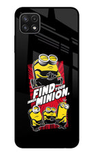 Find your inner Minion Samsung A22 5G Glass Case