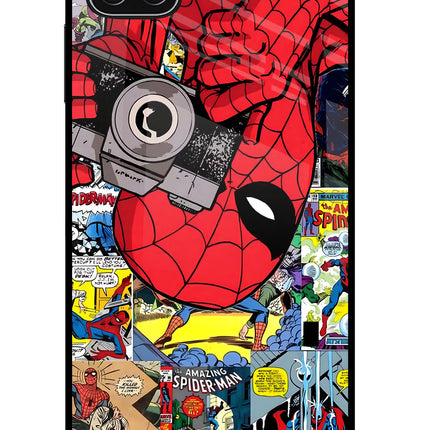 Spider Man Samsung A22 5G Glass Case