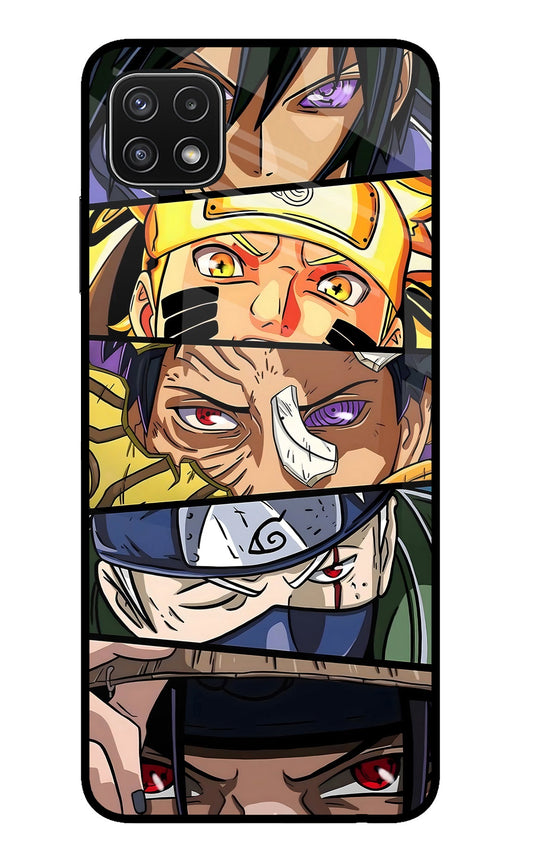 Naruto Character Samsung A22 5G Glass Case