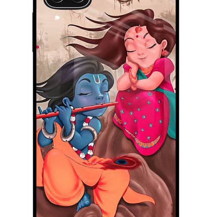 Radhe Krishna Samsung A22 5G Glass Case