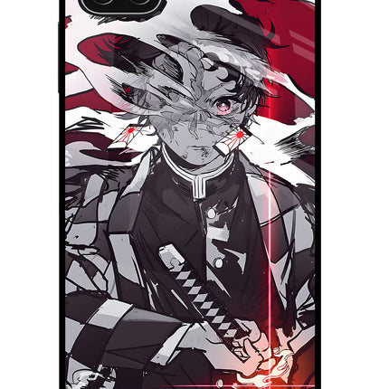 Demon Slayer Samsung A22 5G Glass Case
