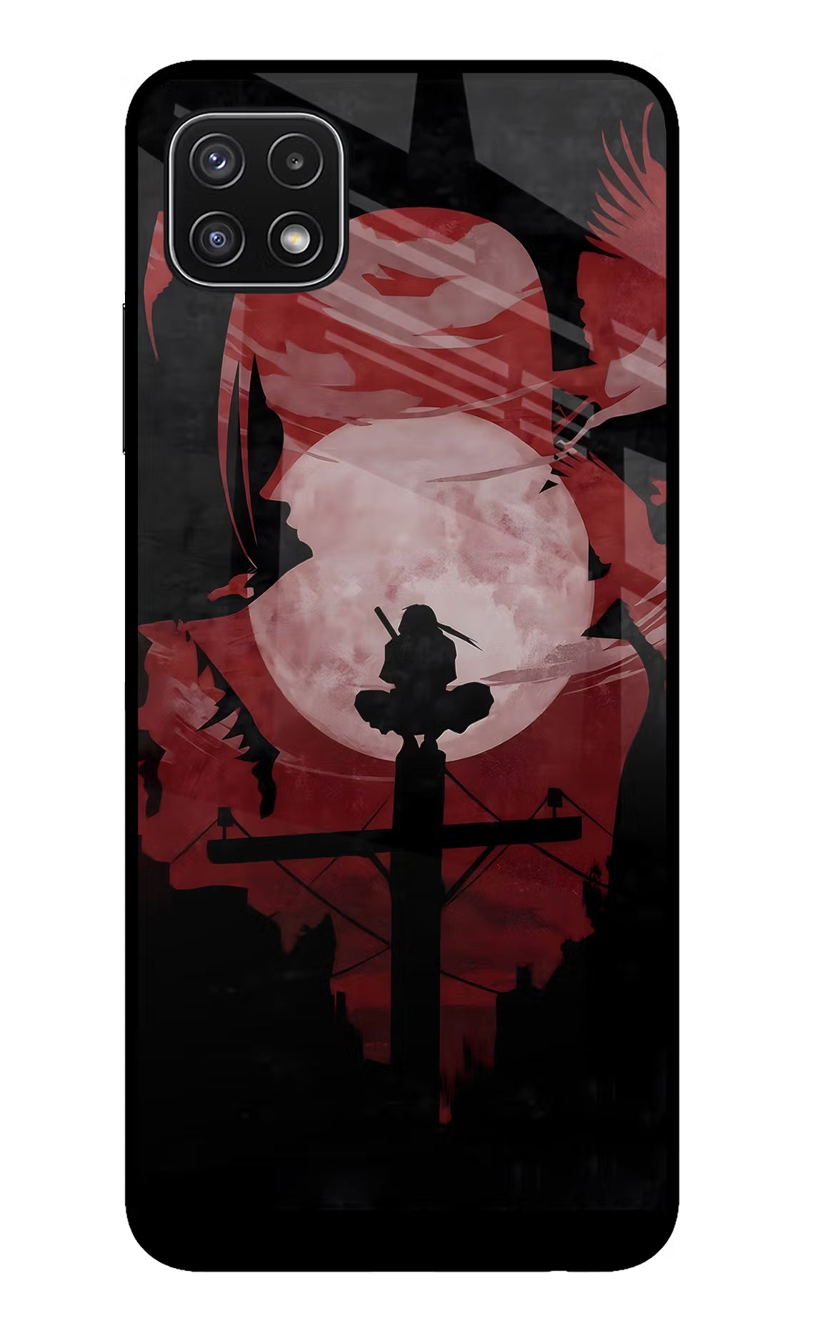 Naruto Anime Samsung A22 5G Glass Case Back Cover by Casekaro