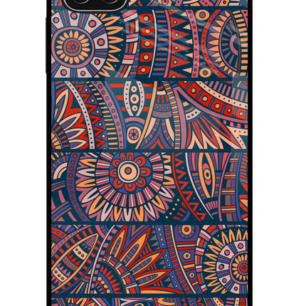 African Culture Design Samsung A22 5G Glass Case