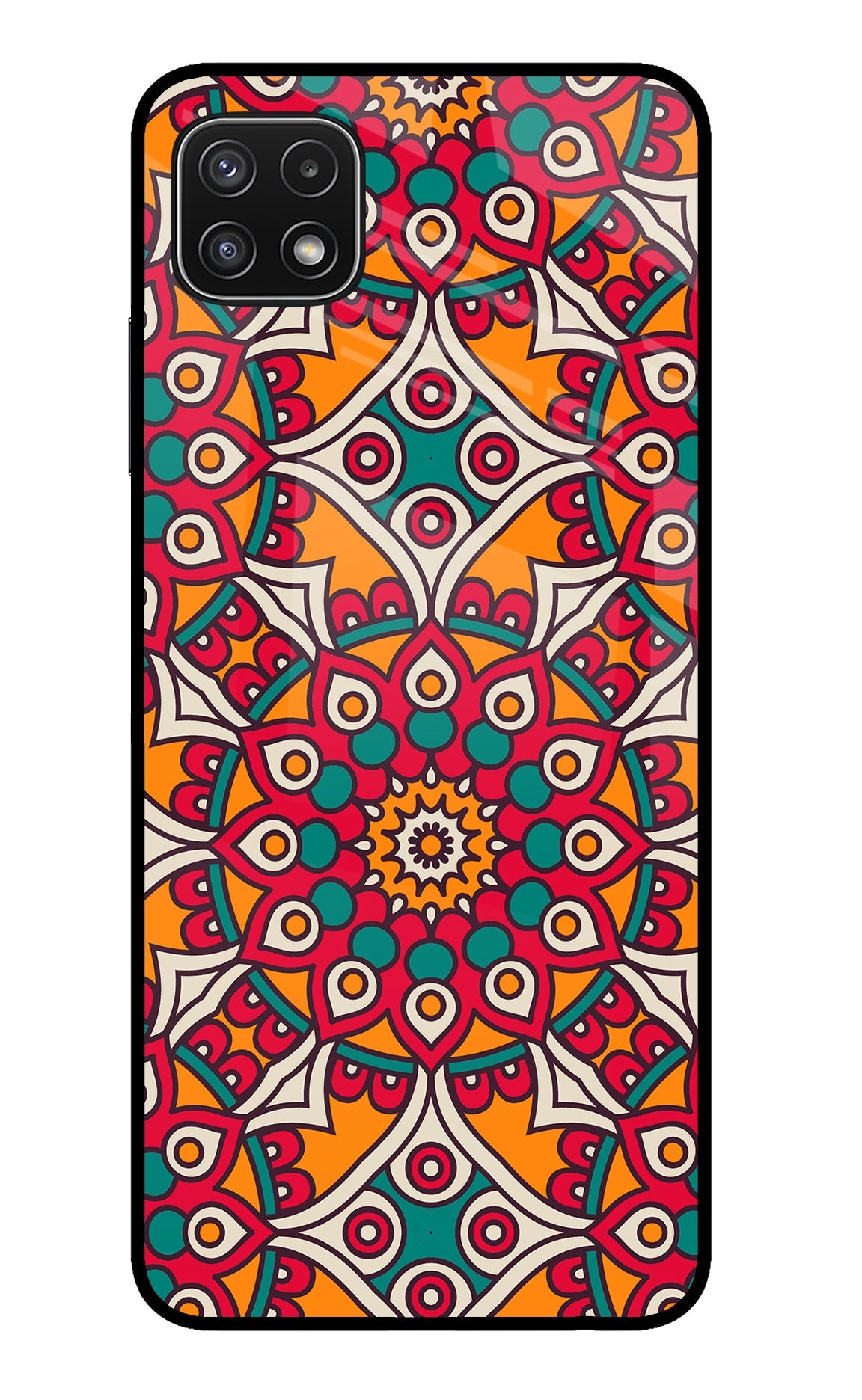 Mandala Art Samsung A22 5G Glass Case