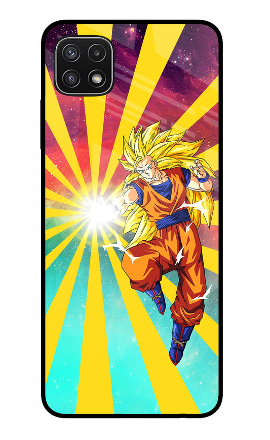 Goku Super Saiyan Samsung A22 5G Glass Case