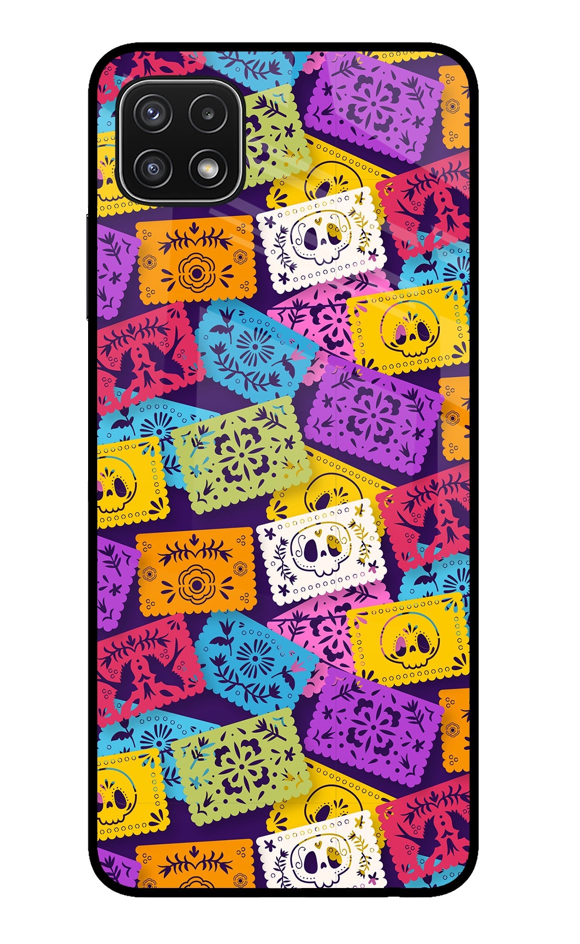 Mexican Pattern Samsung A22 5G Glass Case