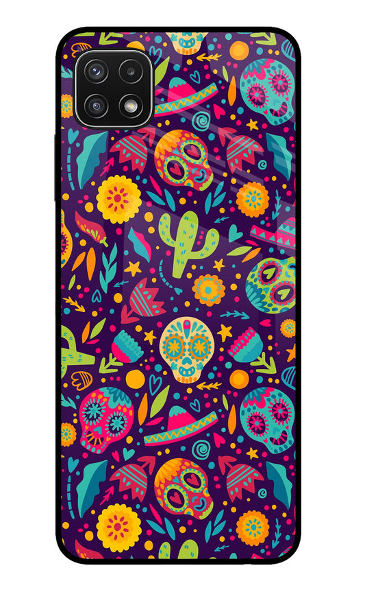 Mexican Design Samsung A22 5G Glass Case