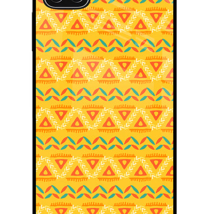 Tribal Pattern Samsung A22 5G Glass Case