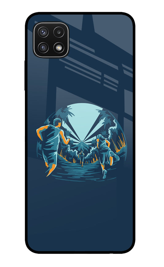 Team Run Samsung A22 5G Glass Case