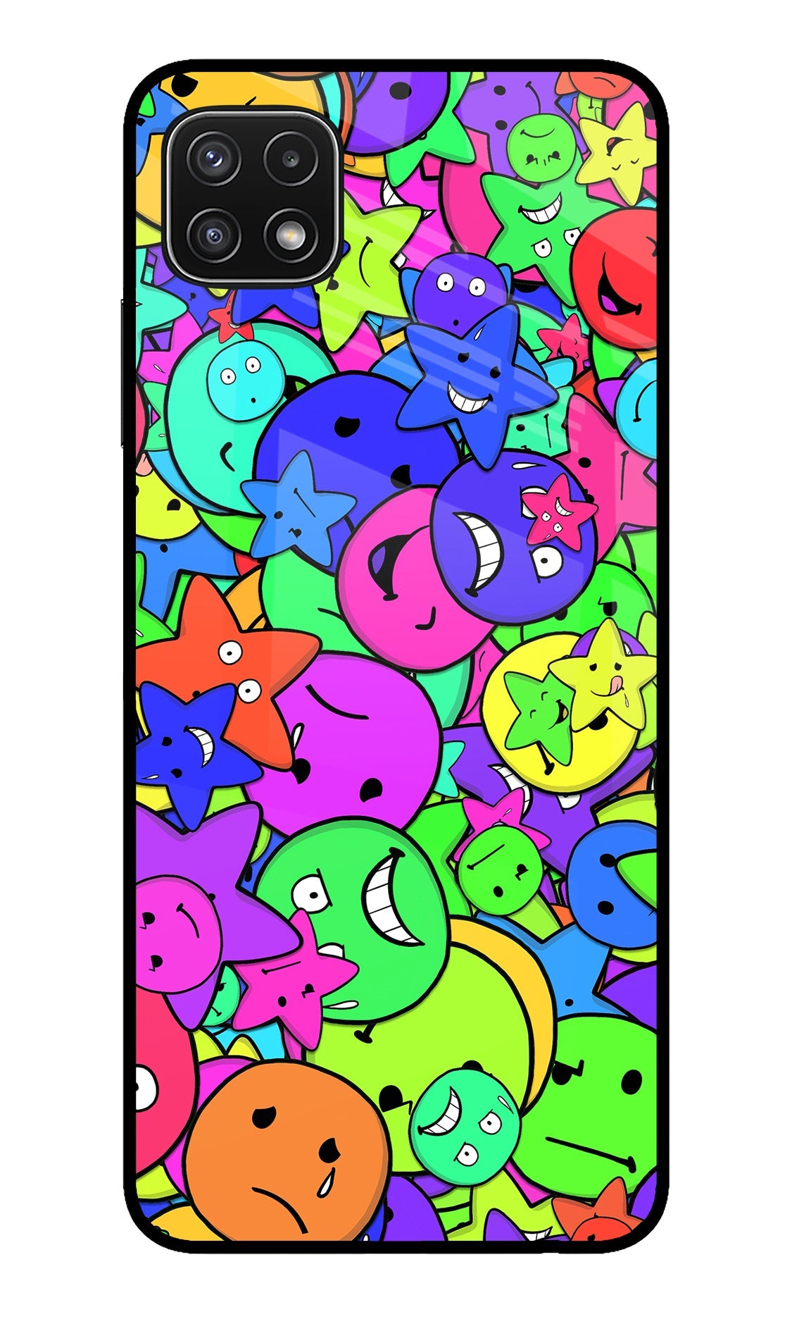 Fun Doodle Samsung A22 5G Glass Case