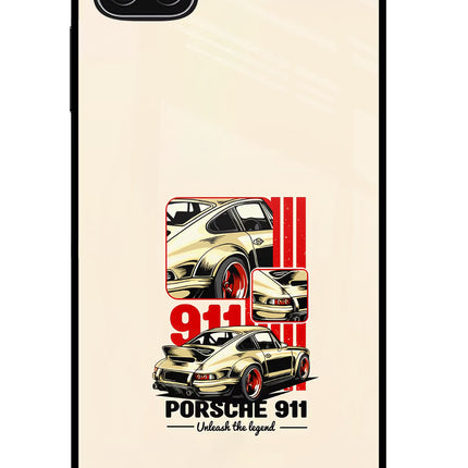 Classic Porsche 911 Samsung A22 5G Glass Case