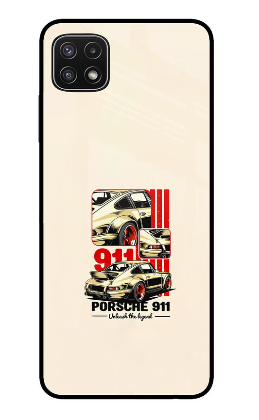 Classic Porsche 911 Samsung A22 5G Glass Case
