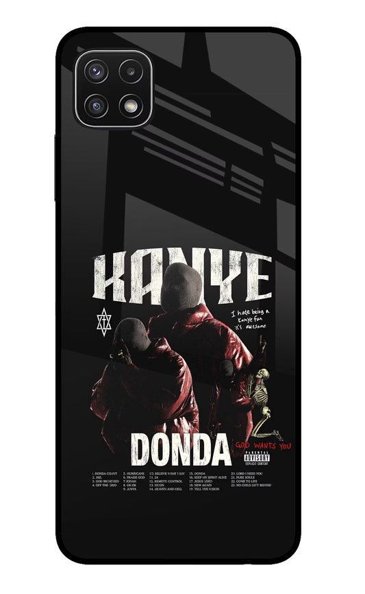 Donda Kanye West Samsung A22 5G Glass Case