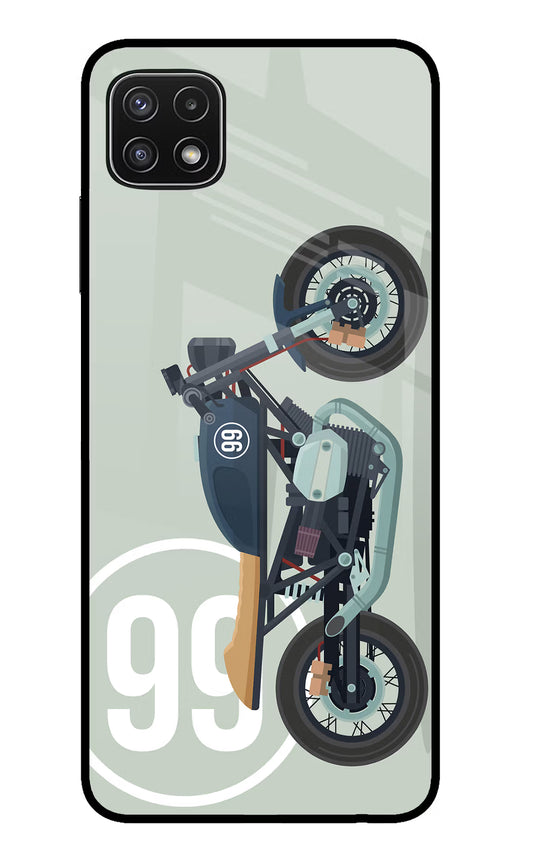Classic Cafe Racer 99 Samsung A22 5G Glass Case