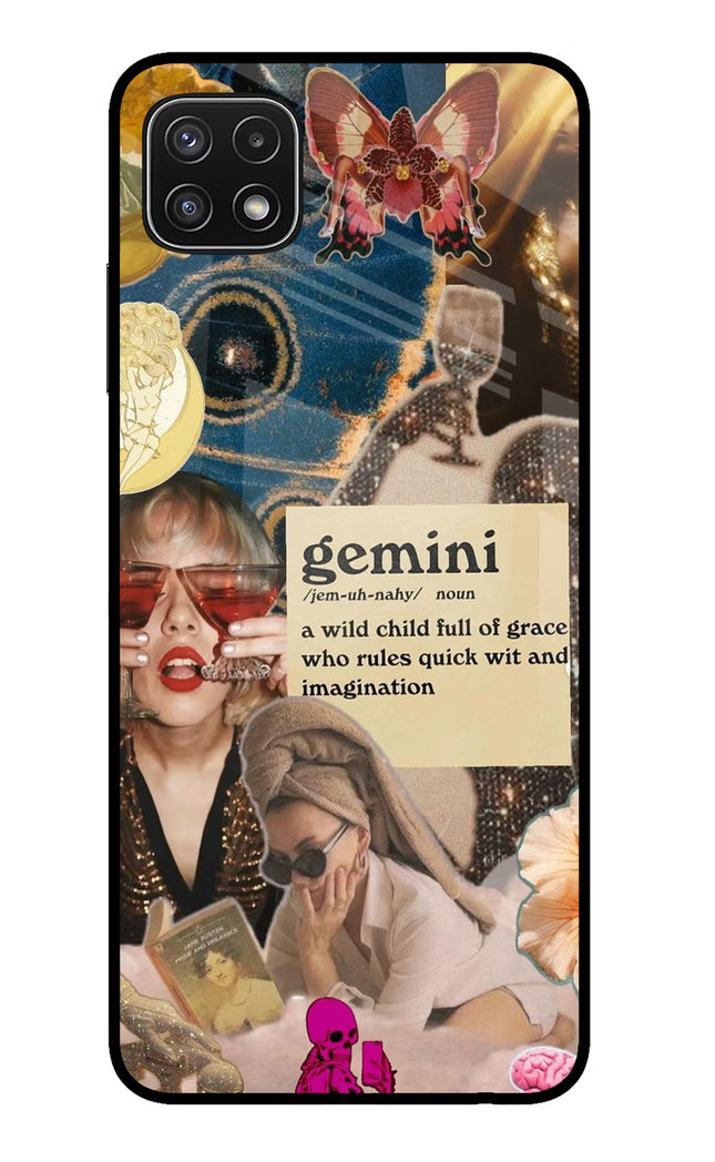 Gemini Zodiac Samsung A22 5G Glass Case