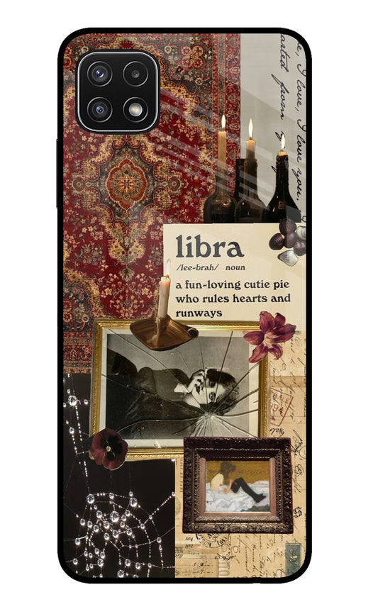 Libra Zodiac Samsung A22 5G Glass Case
