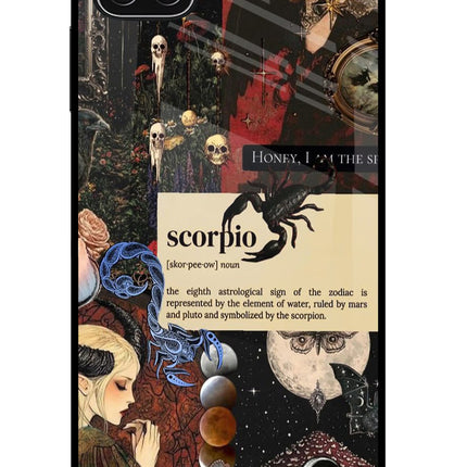 Scorpio Zodiac Samsung A22 5G Glass Case