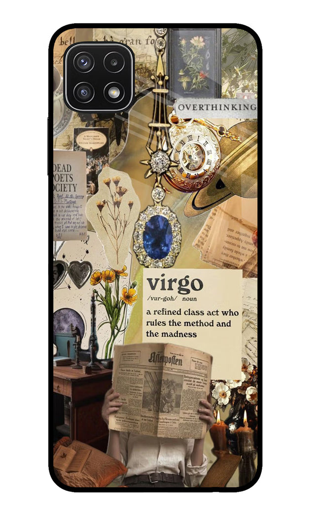 Virgo Zodiac Samsung A22 5G Glass Case