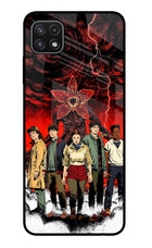 Ordinary Things Characters Samsung A22 5G Glass Case