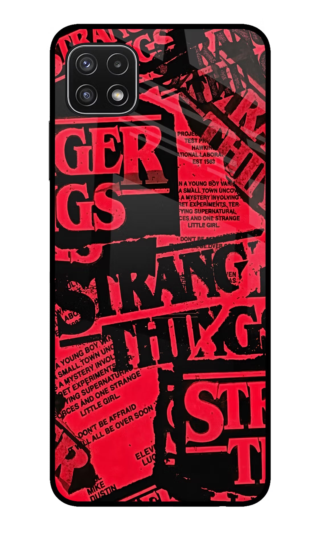 Ordinary Things Samsung A22 5G Glass Case Back Cover by Casekaro