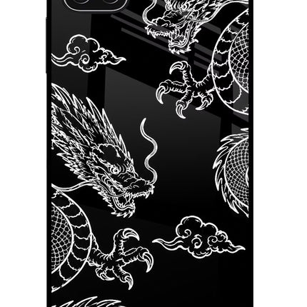 Twin Dragons Samsung A22 5G Glass Case