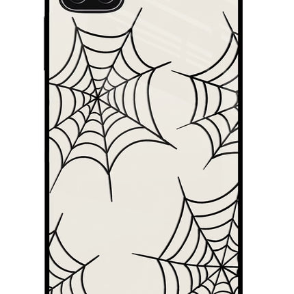 Spider Web Samsung A22 5G Glass Case