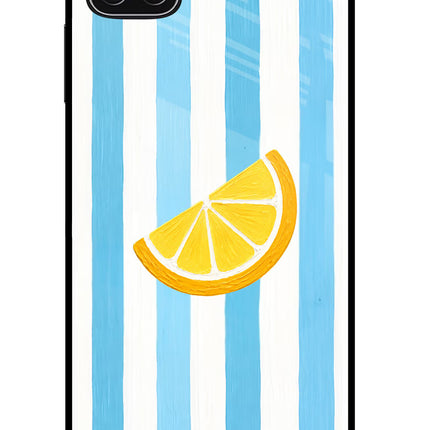 Summer Lemon Samsung A22 5G Glass Case