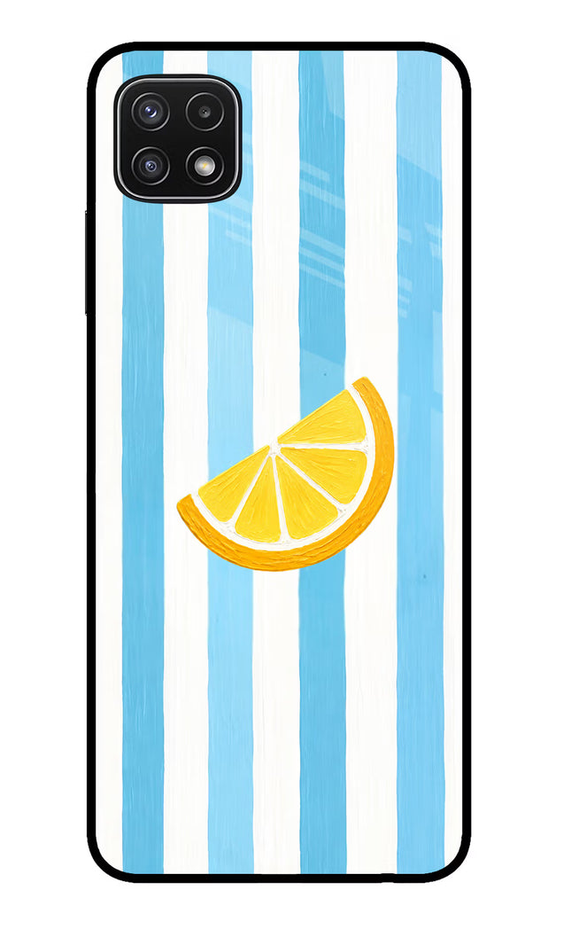 Summer Lemon Samsung A22 5G Glass Case