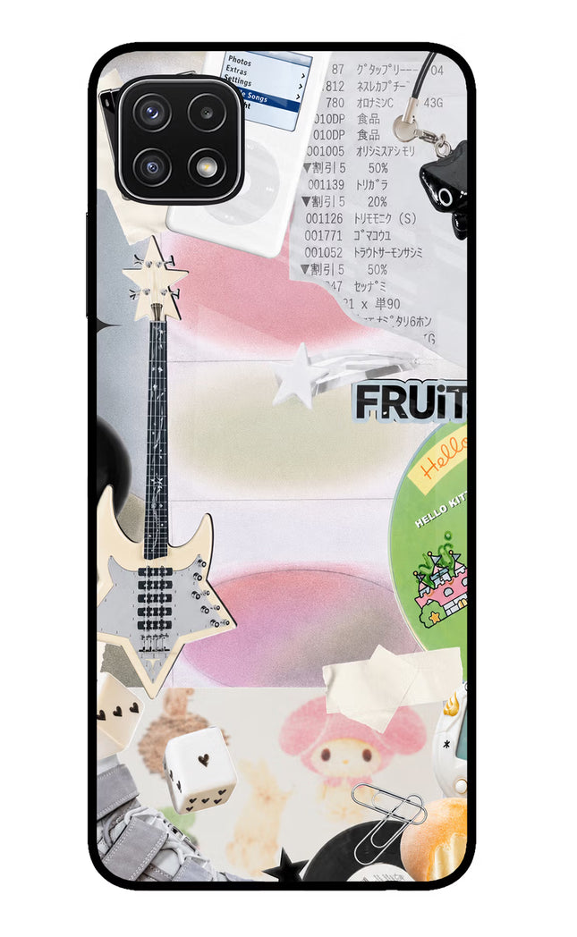 Softcore case Samsung A22 5G Glass Case