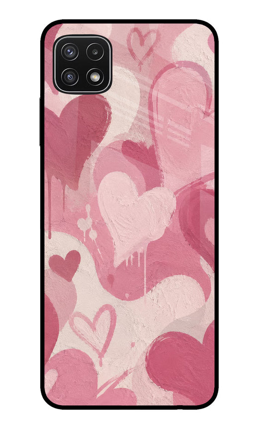 Hearty case Samsung A22 5G Glass Case