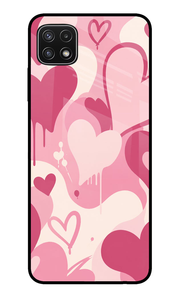 Hearty case Samsung A22 5G Glass Case