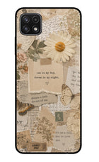 Vintage case Samsung A22 5G Glass Case