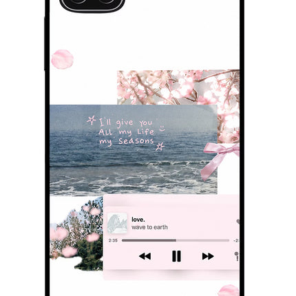Wave to earth Samsung A22 5G Glass Case