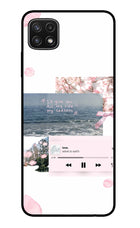 Wave to earth Samsung A22 5G Glass Case