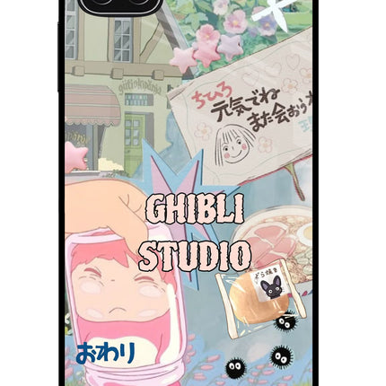 Studio Ghibli Samsung A22 5G Glass Case