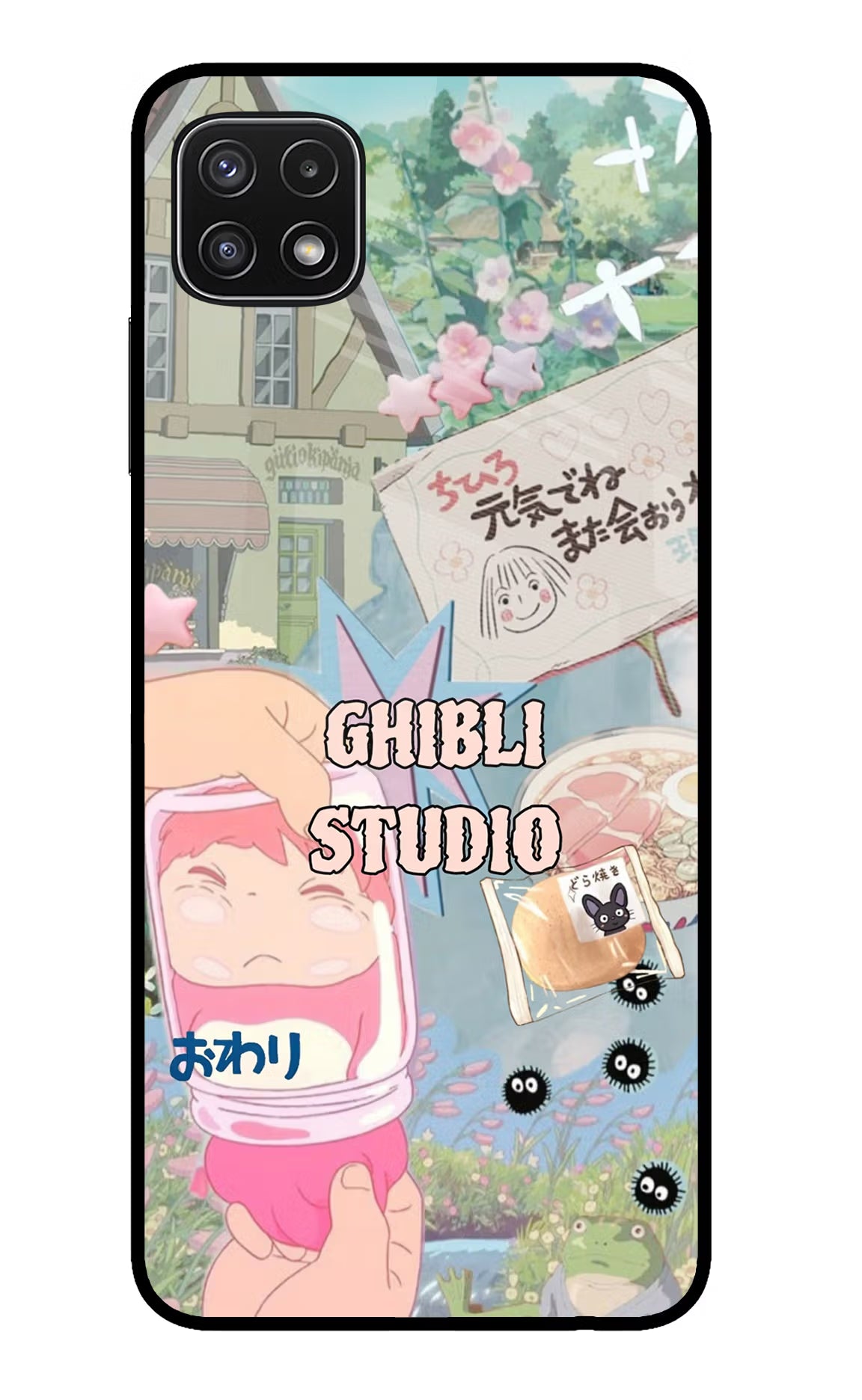 Studio Ghibli Samsung A22 5G Glass Case
