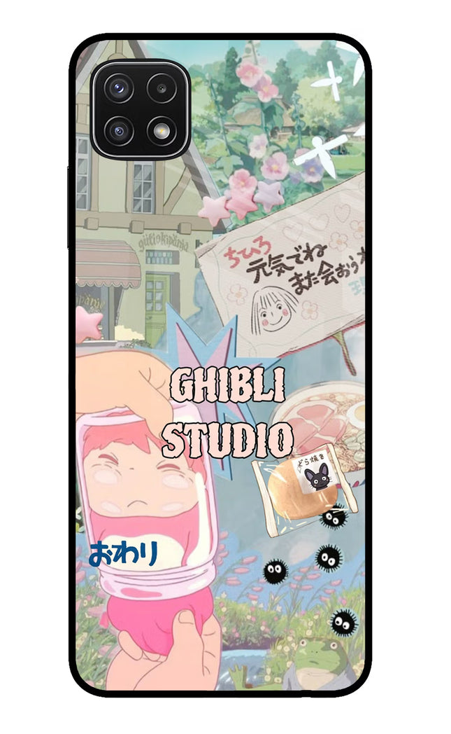 Studio Ghibli Samsung A22 5G Glass Case