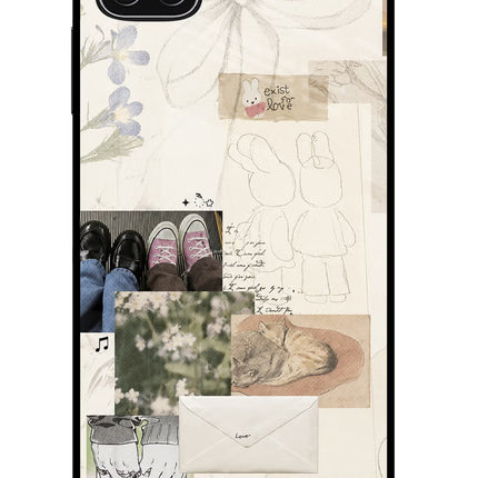Soft Aesthetic Samsung A22 5G Glass Case